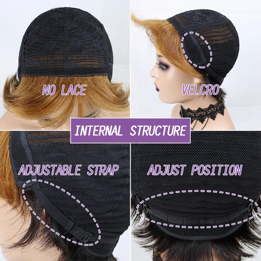 Brazilian Short Pixie Cut Wig