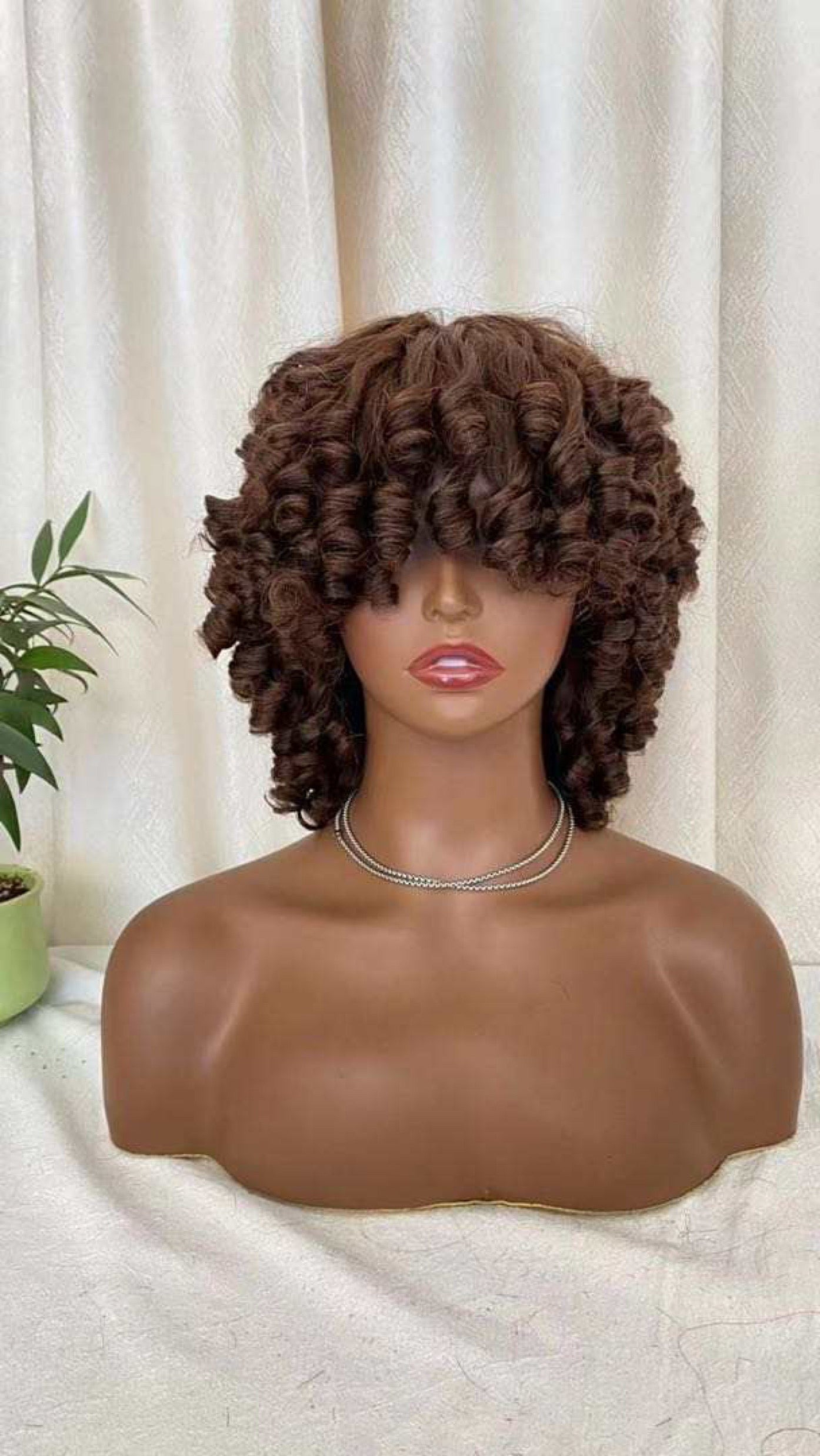 Fringe Big Bounce Curly Wig