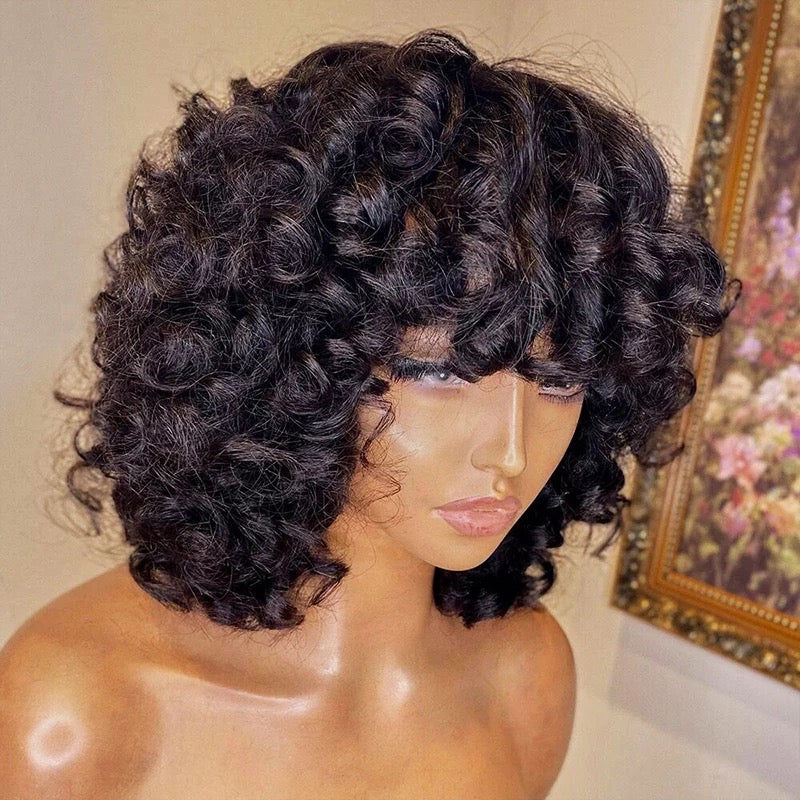 Fringe Big Bounce Curly Wig