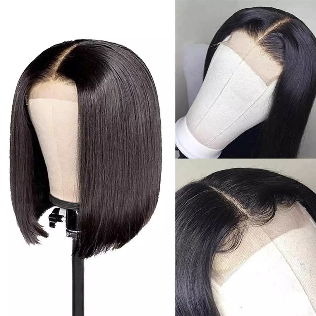 Peruvian Straight Bob lace frontal wig