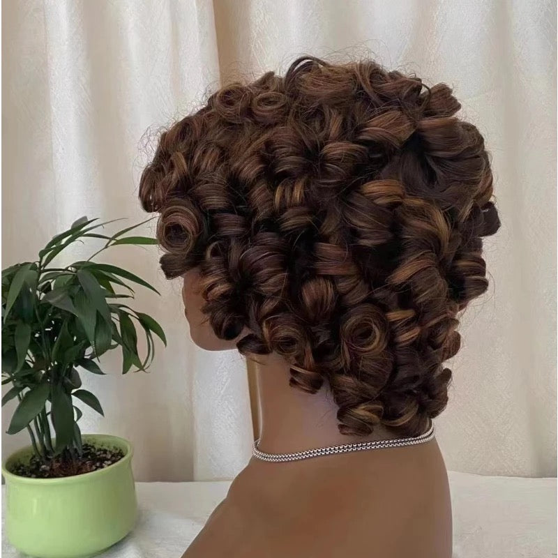 Fringe Big Bounce Curly Wig