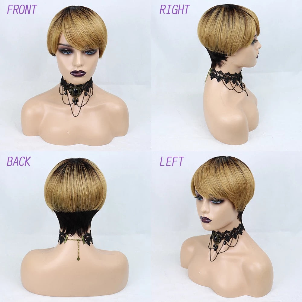 Brazilian Short Pixie Cut Wig