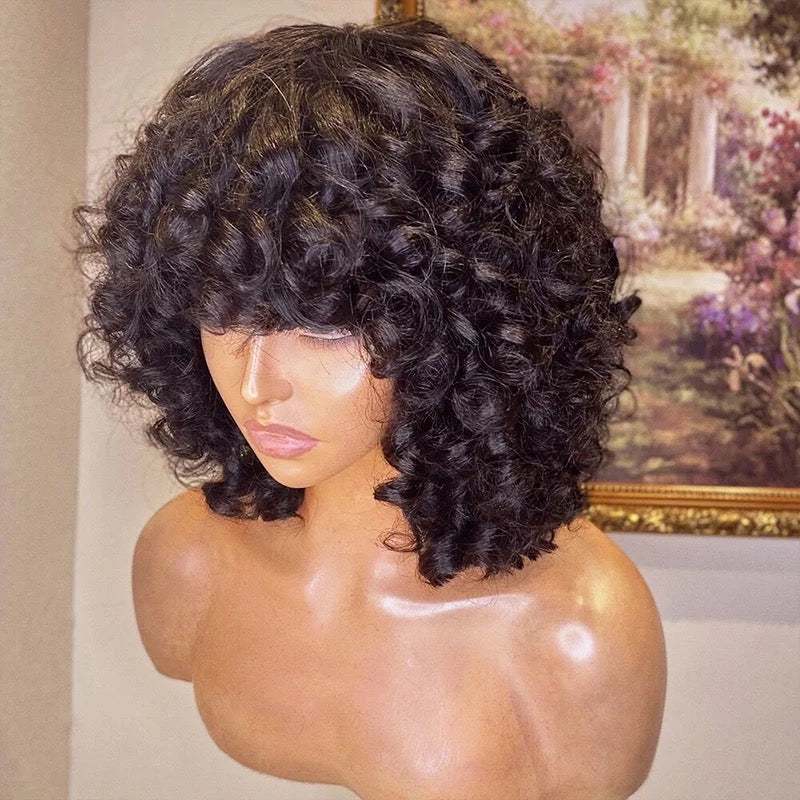 Fringe Big Bounce Curly Wig