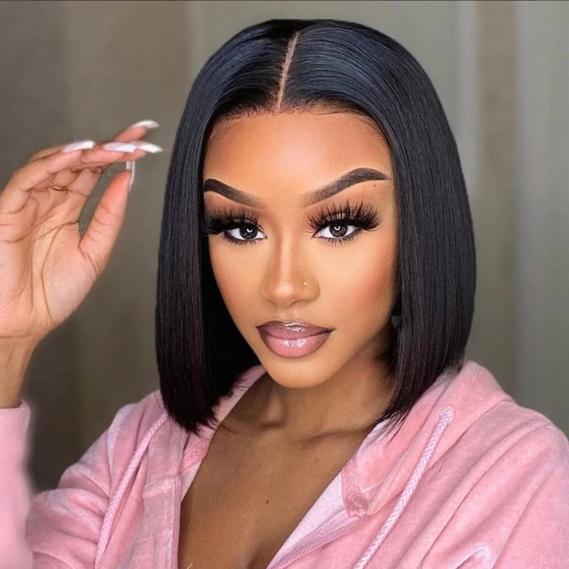 Peruvian Straight Bob lace frontal wig