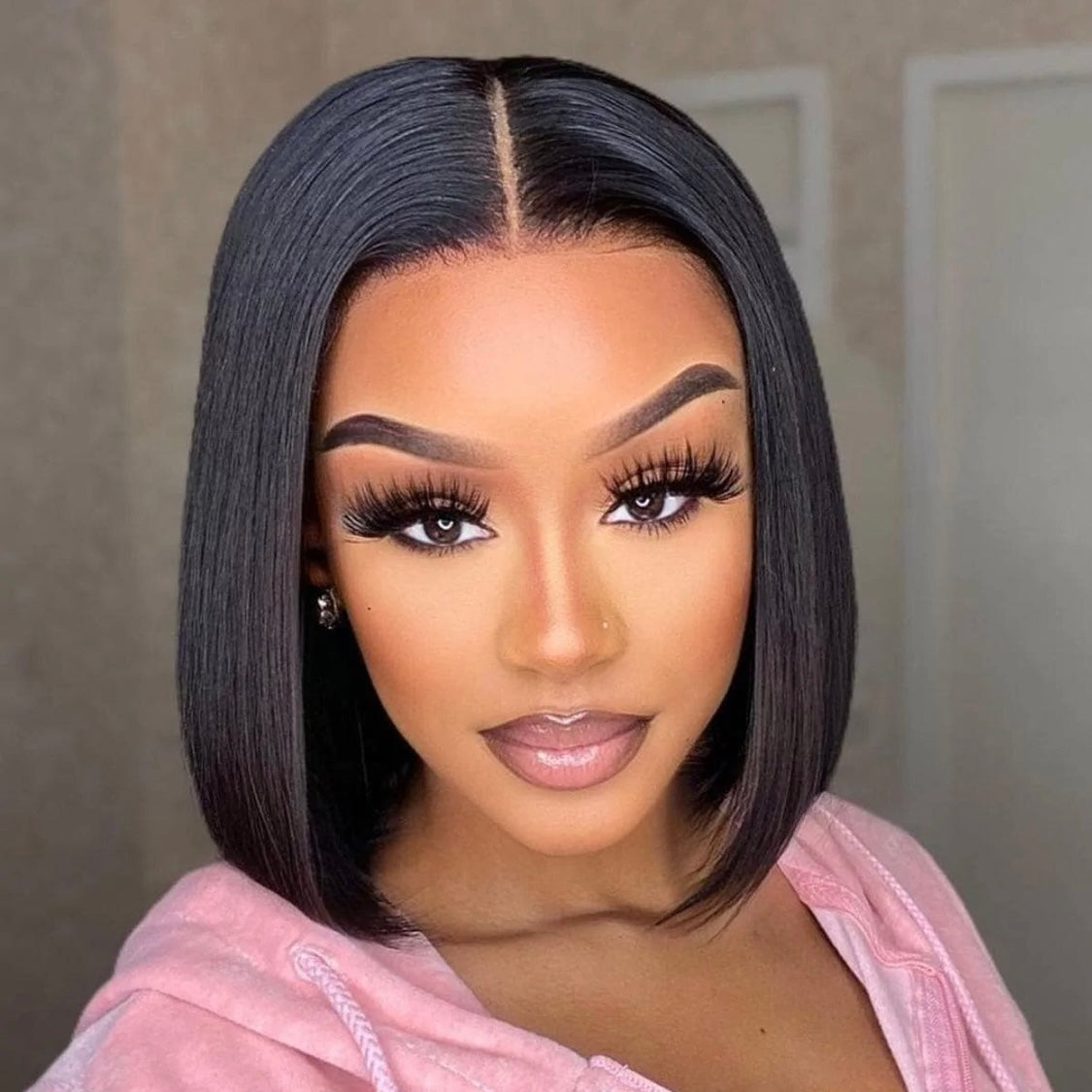 Peruvian Straight Bob lace frontal wig